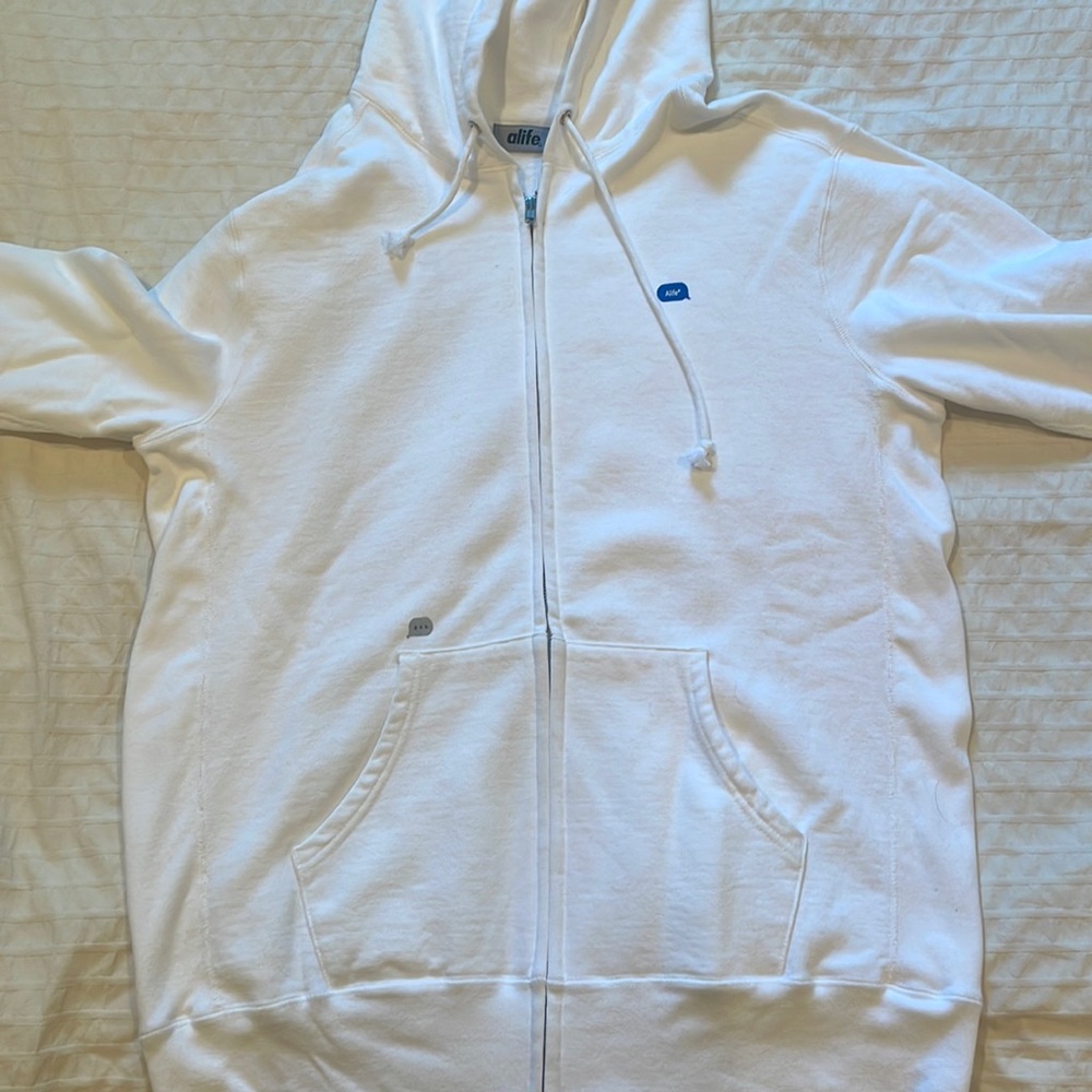 Alife XL zip up hoodie